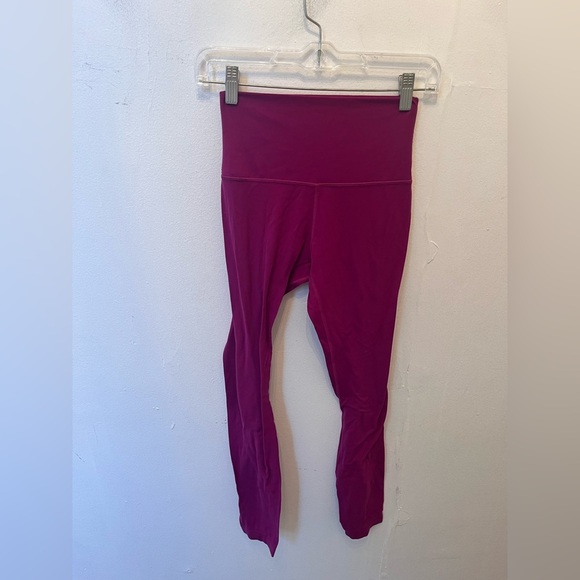 Lululemon Align Pant II 25" Deep Fuschia Size 4 - Picture 5 of 7